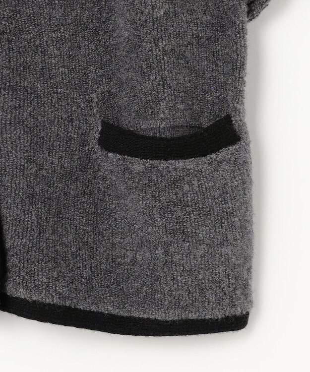 Feroux ブークレー ニット ジャケット グレー系