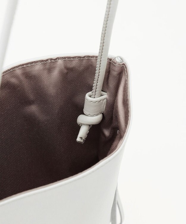 23区 NOMADIS DANCE フリンジ ポシェット ライトグレー系