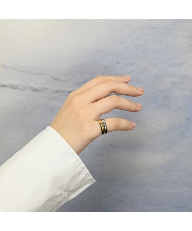 blancotokyo 【金属アレルギー対応】シンプルリング TEAOLIVE ゴールド