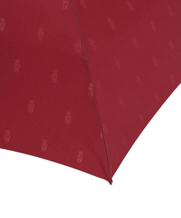 MOONBAT POLO RALPH LAUREN 【日本製】折りたたみ傘 POLO BEARジャカード レッド