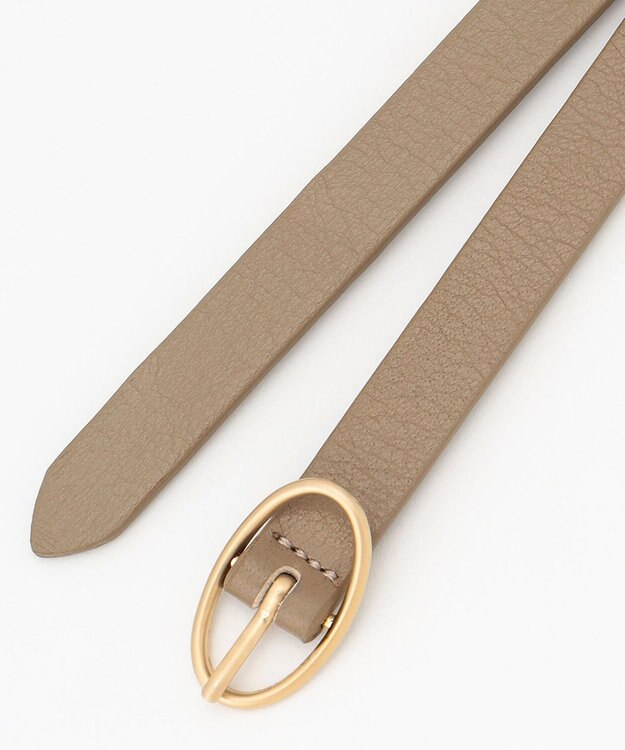 自由区 ナロースリム ベルト グレージュ