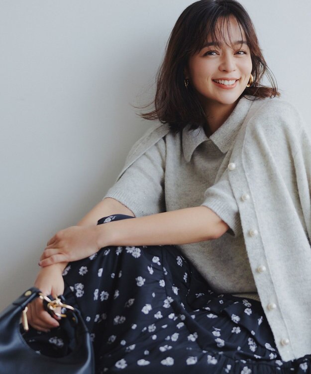 組曲 【加藤ローサさん着用】キャットショルダー バッグ ブラック系