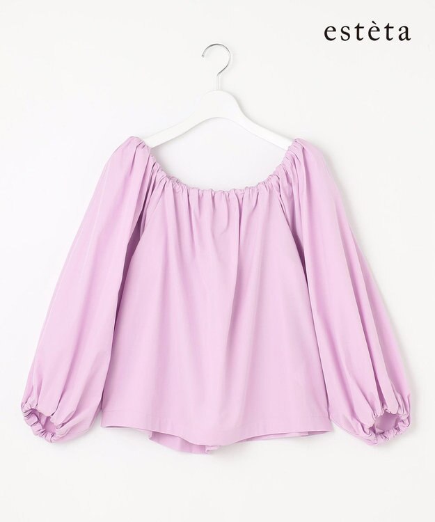 23区 【エステータ】THOMAS MASON ボリュームスリーブブラウス ピンク系
