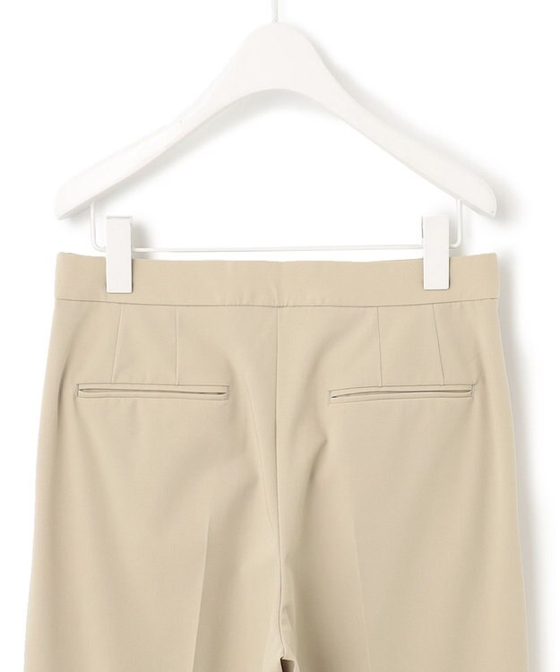 ICB 【洗える】T/Rドライギャバ  ワイドストレートパンツ ベージュ系