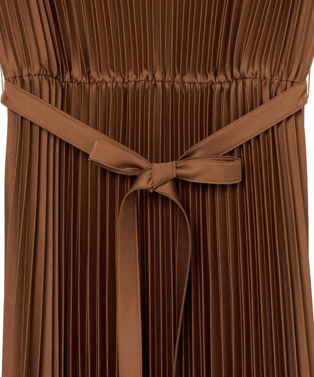 JOSEPH ニットウィーブプリッセドレス VOLTA Cinnamon