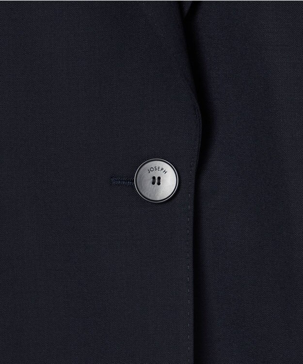 JOSEPH 【WEB＆OUTLET限定】テイラーウールブレンド　シングルブレストジャケット Navy