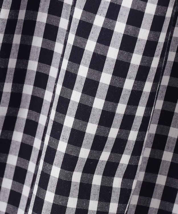 ANY KIDS ニットベスト × ワンピース セット ネイビー×ギンガム