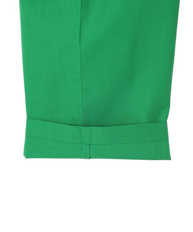 Green Parks 綿麻混リボン付ワイドパンツ Light Green