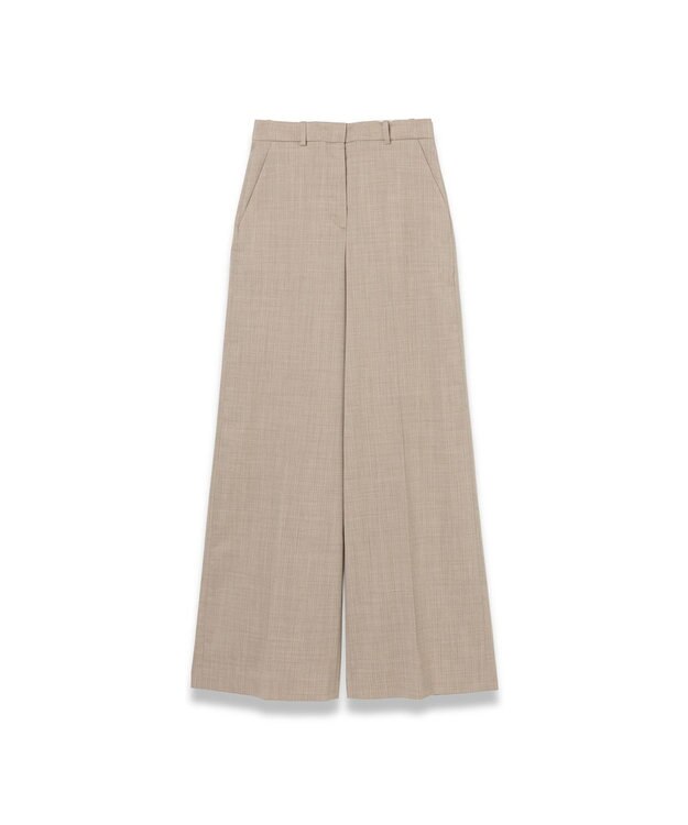 JOSEPH メランジストライプ　トラウザーズ Affogato