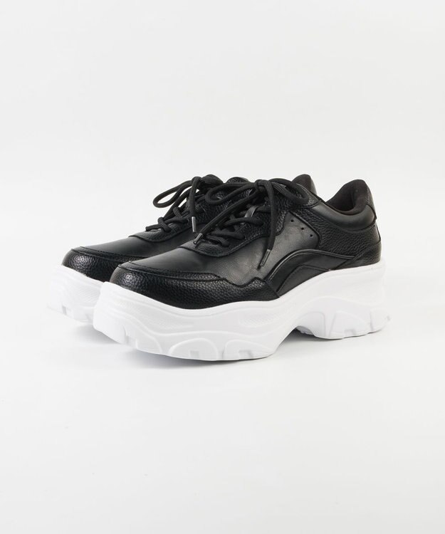 BONTRE 【pied du lapan/ピエドラパン】厚底軽量スニーカー/50748ZI ブラック