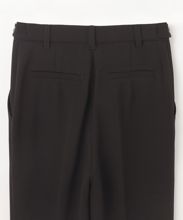 GRACE CONTINENTAL ダブルクロススリムパンツ ブラック