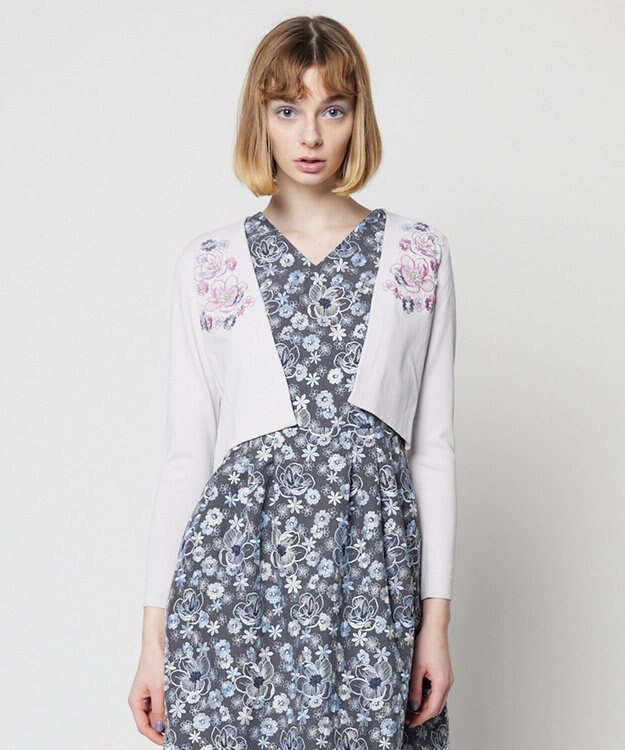 TOCCA 【洗える！】HOLLY HOCK BOLERO ボレロ アイボリー系