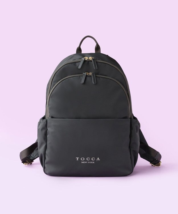 TOCCA 【WEB＆一部店舗限定】【A4サイズ対応・環境に優しい素材】COLLINA BACKPACK 13ポケット バックパック グレー系