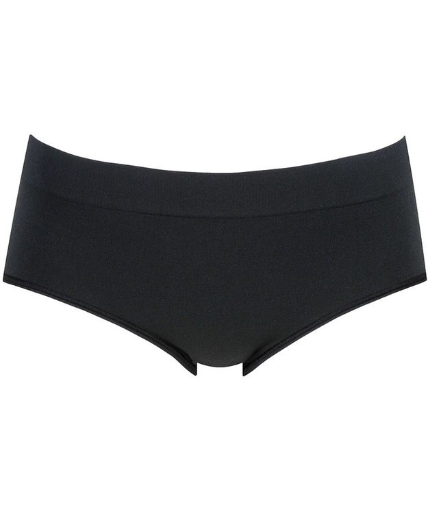 Wing ジュニアショーツ Wing Teen ワンサイズ(2S～L) 成長期のサイズ変化に対応 【Teen Fit! パンツ】 ここちよくフィット はきこみ丈あさめ RJ6400 ウイング／ワコール ブラック