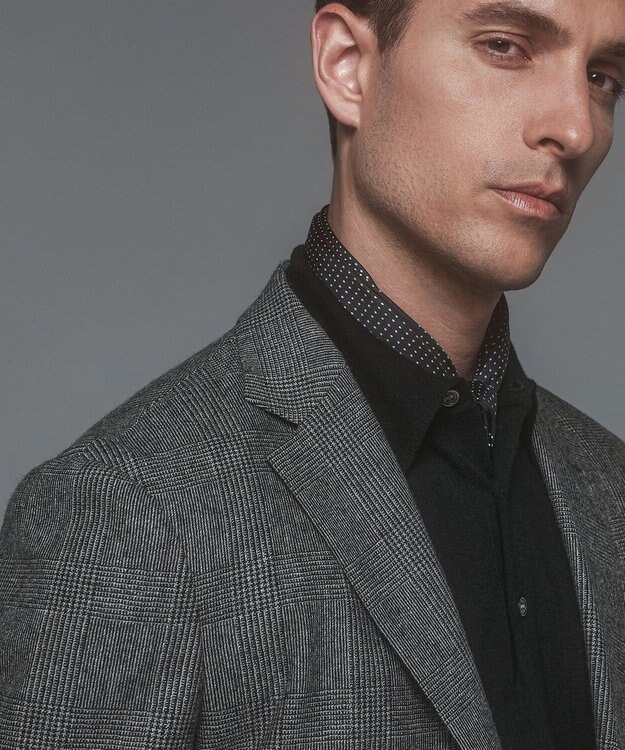 GOTAIRIKU 3ピースセットアップ対応【あたたかい】RENEWOOL ウールジャケット ブラック系4