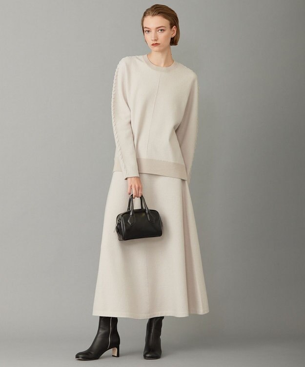 ICB ミルドウール ドルマンスリーブプルオーバー トープ系