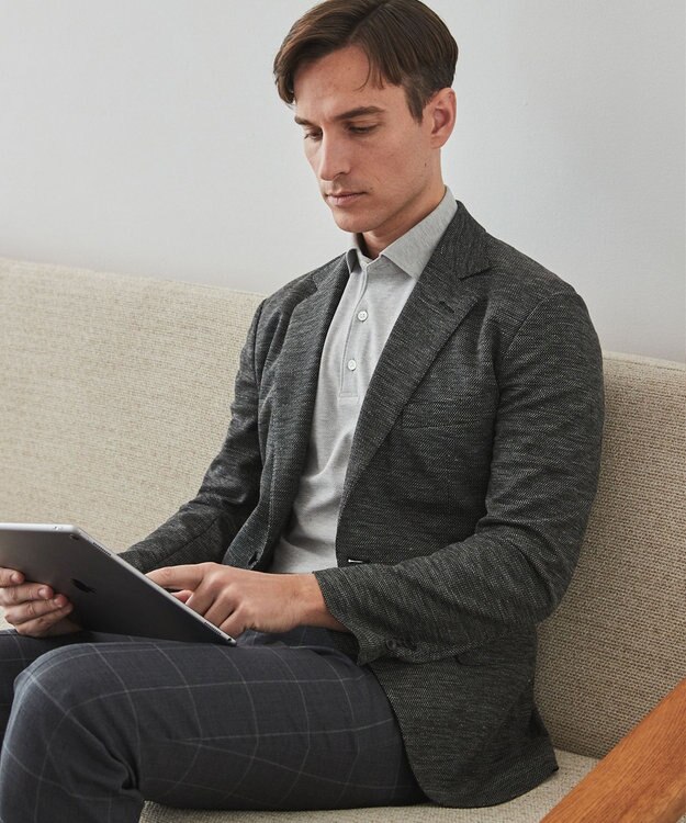 GOTAIRIKU 2年連続売上NO1【仕事で着られる】キレイめ 鹿の子ビズポロシャツ 25年新色/ライトグレー