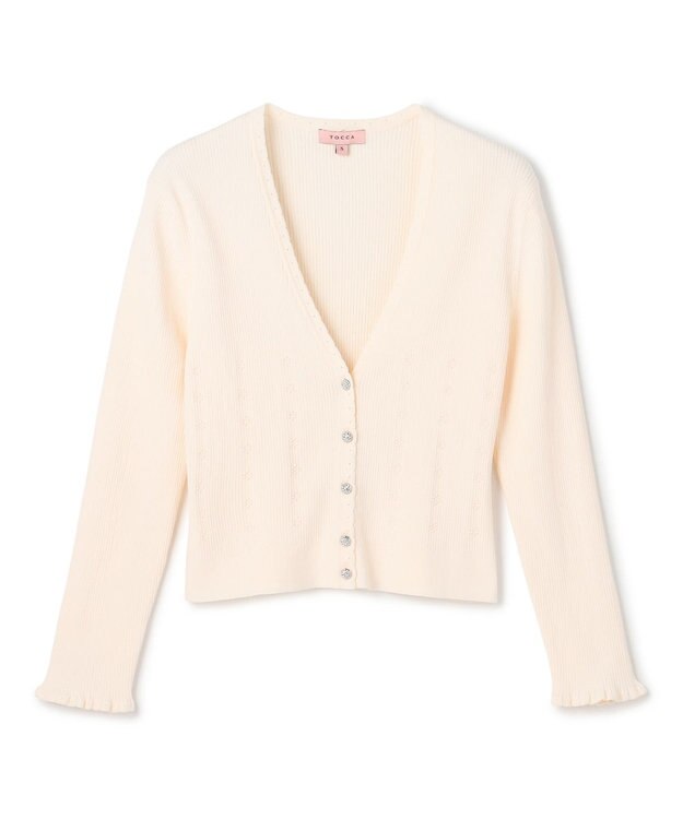 TOCCA 【星風まどかコラボ】STELLA BREEZE KNIT カーディガン アイボリー系