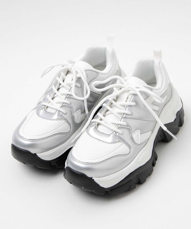 WEGO 厚底ダッドスニーカー シルバー