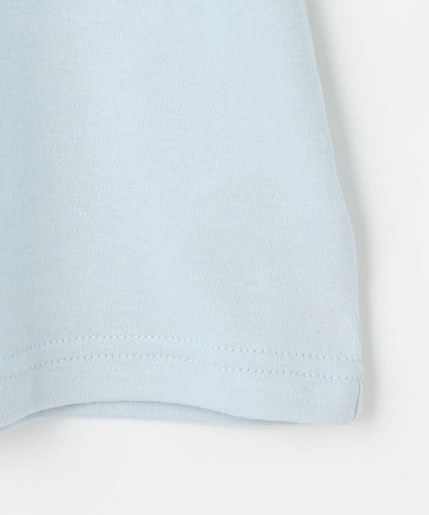 ANY KIDS ドットリボン 長袖Tシャツ サックスブルー