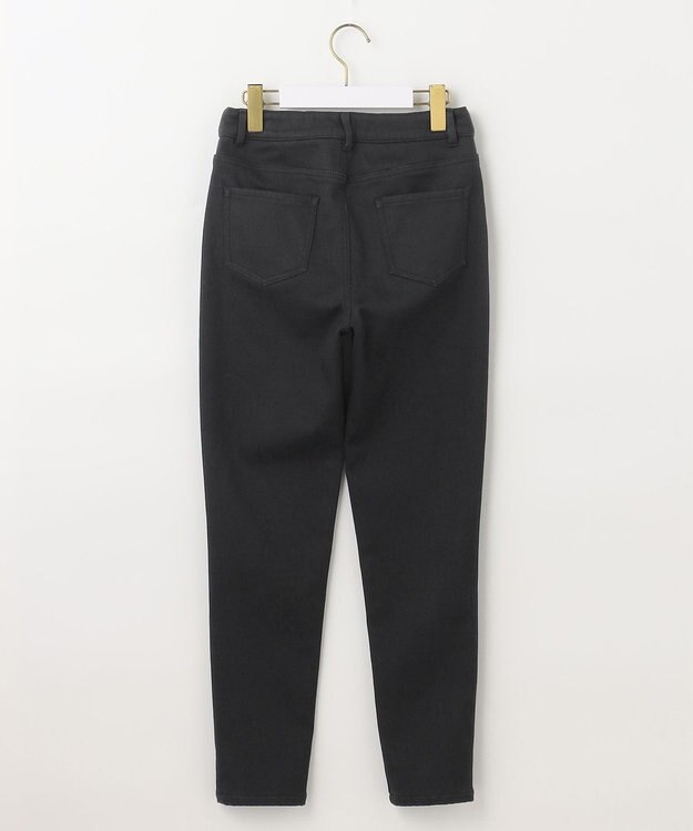 ANY SIS 【洗える/裏起毛】スフレ デニム ブラック