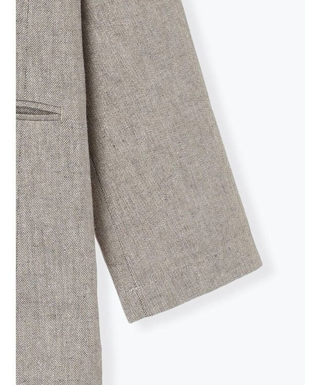 Te chichi リネンMIXロングスリーブジャケット ベージュ