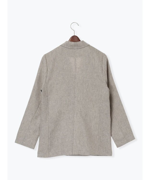 Te chichi リネンMIXロングスリーブジャケット ベージュ