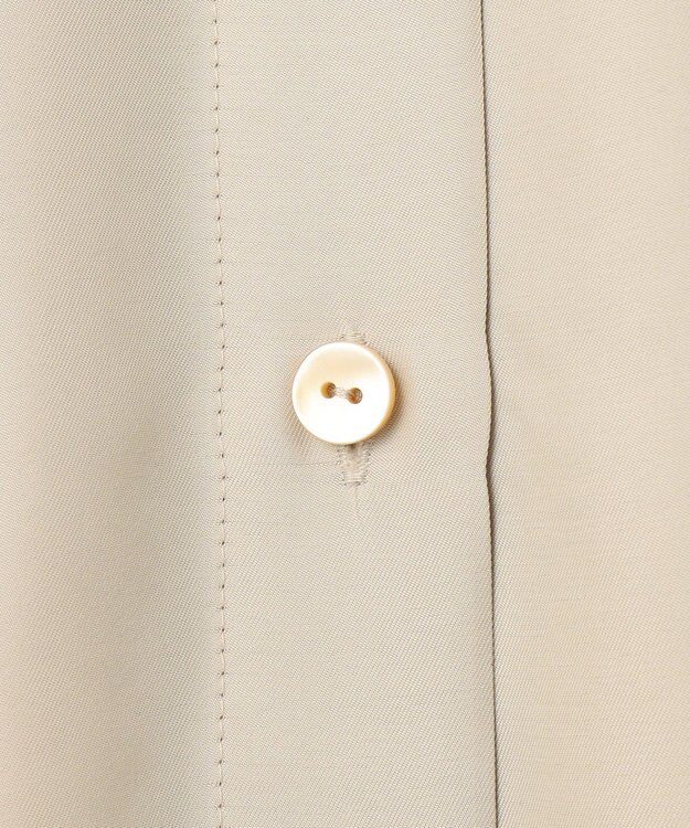 uncrave フィブリルシャンブレー ミドルシャツ ライトベージュ