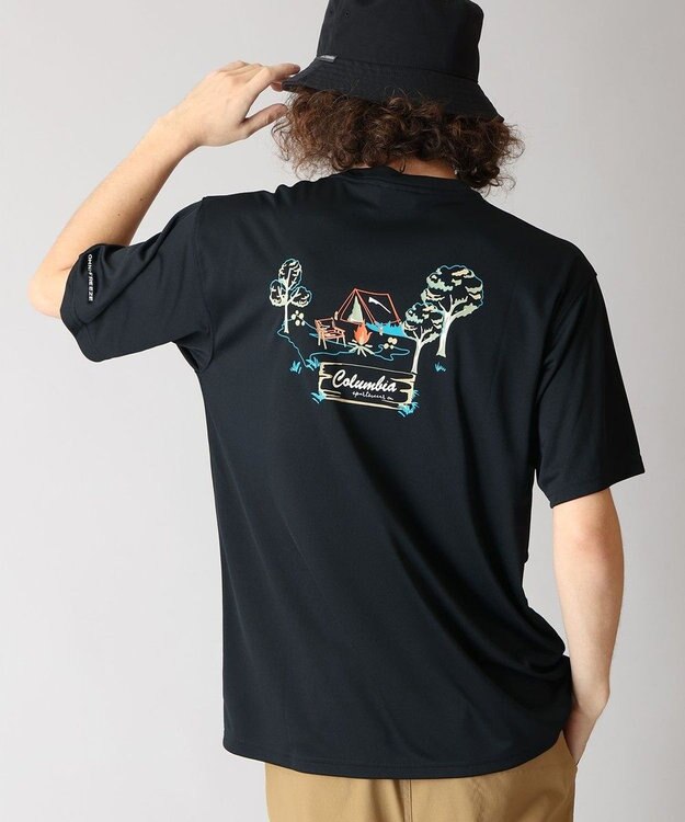 Columbia Columbia/ レイクアローヘッドグラフィックショートスリーブTシャツ /コロンビア Black Tent