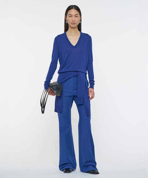 JOSEPH 【洗える】キャッシュエアー　Vネックニット Cobalt