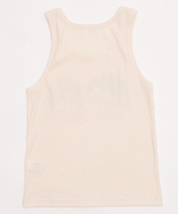 WEGO グラフィックリブタンクトップ オフホワイト