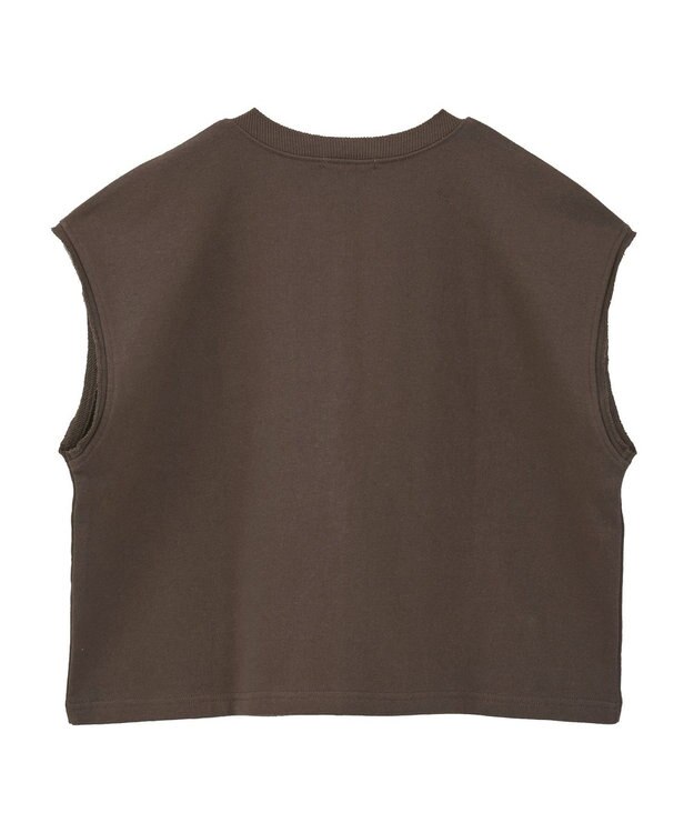 CRAFT STANDARD BOUTIQUE 裏毛深Ｖベスト Brown