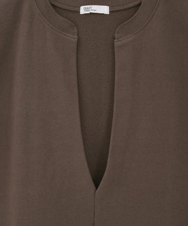 CRAFT STANDARD BOUTIQUE 裏毛深Ｖベスト Brown