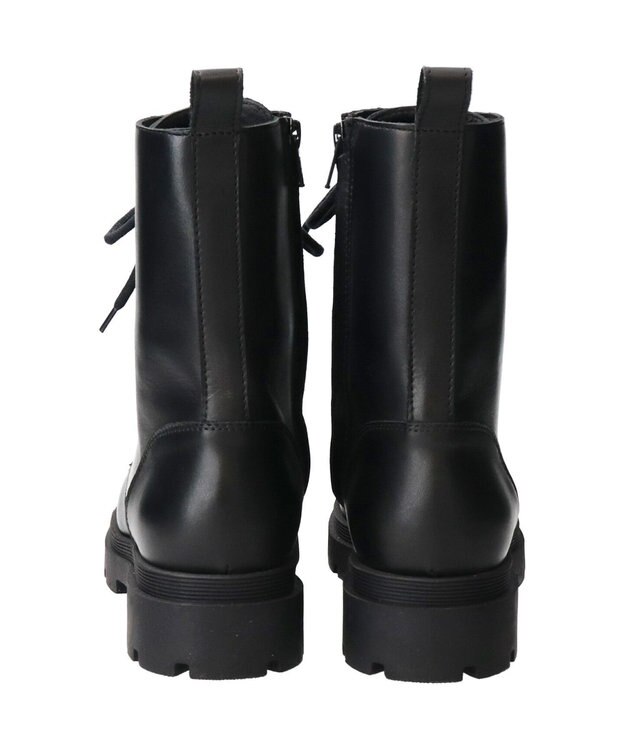 INTER-CHAUSSURES 【FABIO RUSCONI】トラックソールレースアップブーツ ブラック