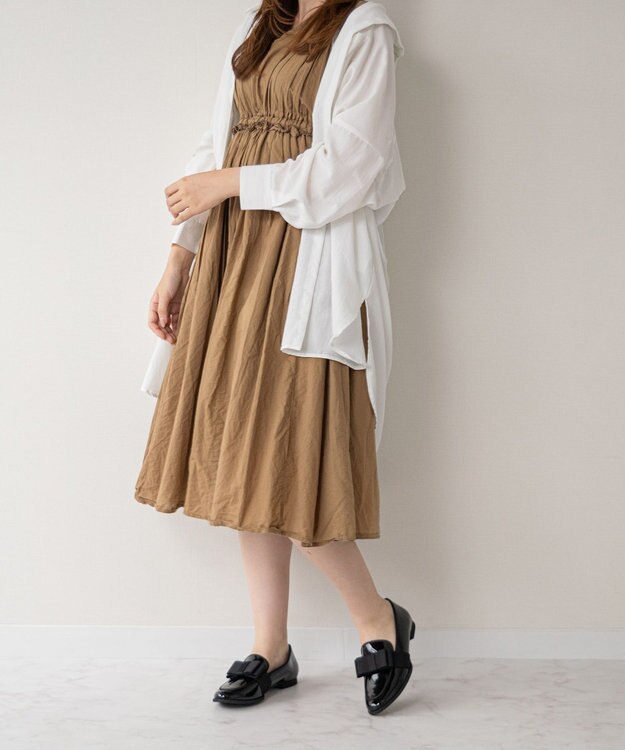 Bridget Birkin ＜抗菌消臭＞【Bridget Birkin】グログランリボンレインローファー ブラックエナメル