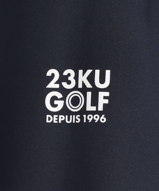 23区GOLF 【MEN/キングサイズ】【撥水・ストレッチライトフードベスト ネイビー系
