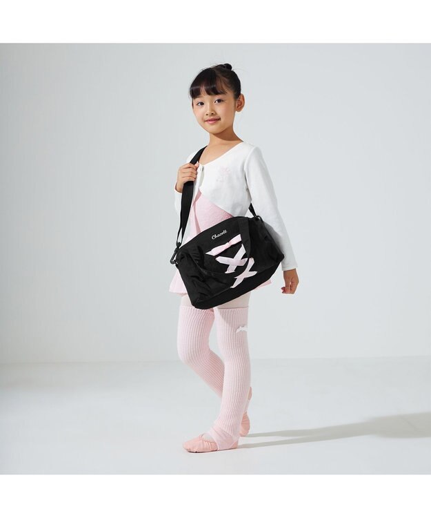 Chacott リボンミニ２WAYバッグ ブラック