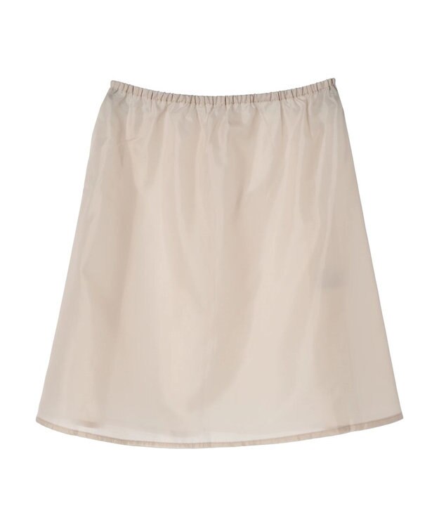 earth music&ecology 袖ドロストシャツワンピース Beige