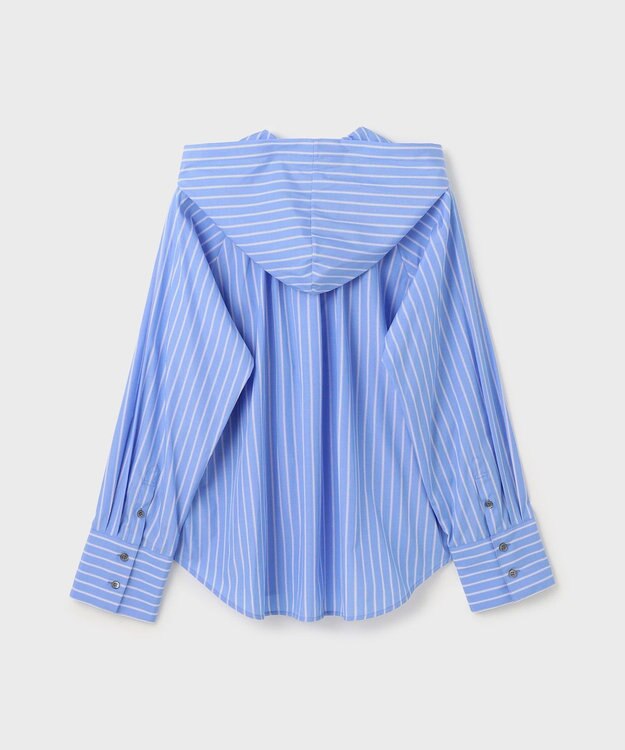 GRACE CONTINENTAL フードカフタントップ ストライプ