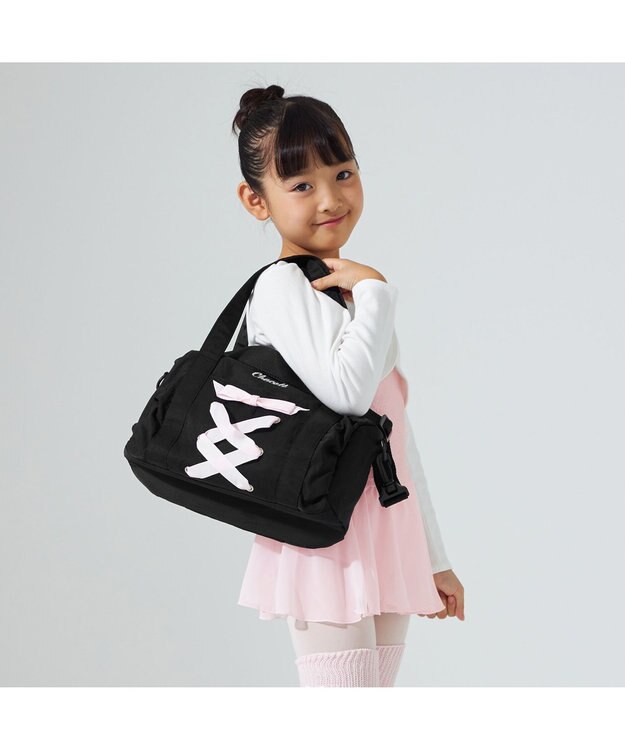 Chacott リボンミニ２WAYバッグ ブラック