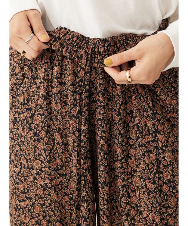 CRAFT STANDARD BOUTIQUE レーヨンイージーパンツ Flower