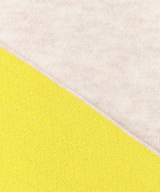 23区 L 【洗える】ダブルフェイス プルオーバー ニット アイボリー系