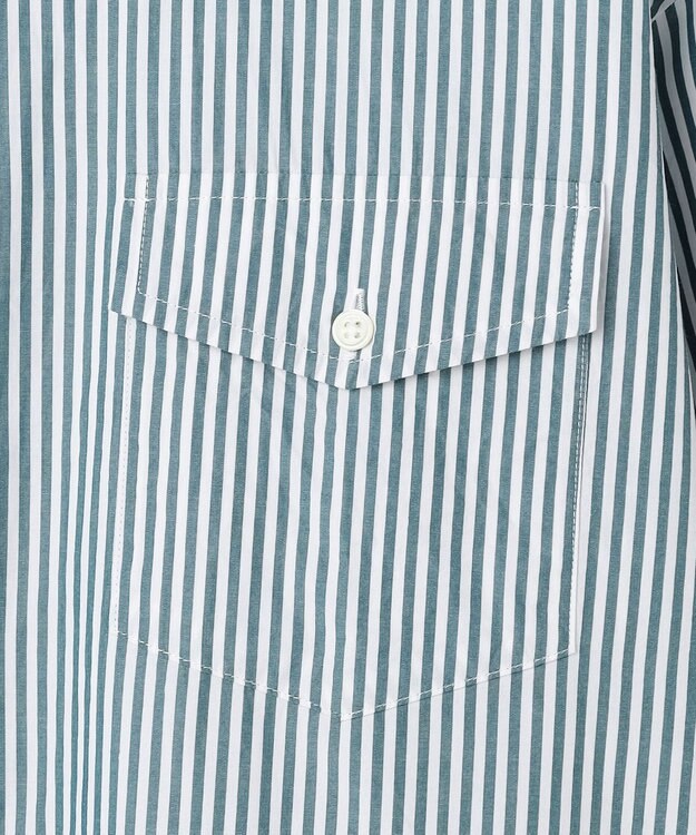 J.PRESS MEN 【J.PRESS ORIGINALS】【UNISEX】Cotton Broad Cloth Shirt / B.D. / Baggy-Fit グリーン系1