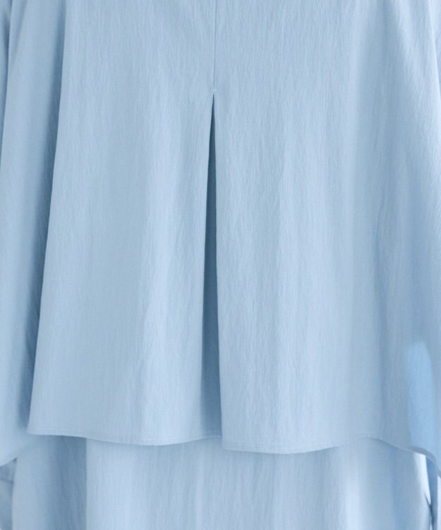 CRAFT STANDARD BOUTIQUE レイヤード風シャツワンピース Sax