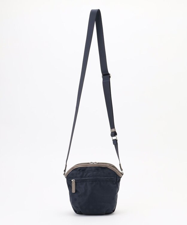 Y'SACCS ドットジャガードポシェット ネイビー