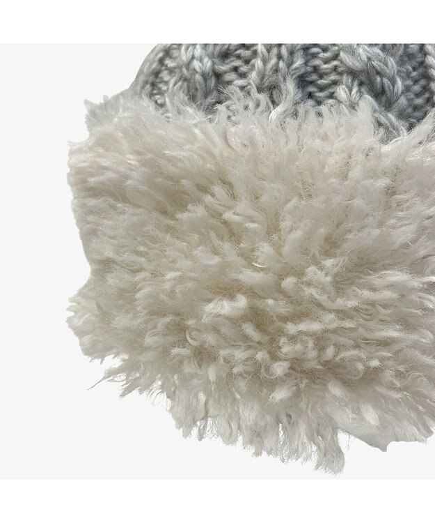 林八百吉商店 un chapeau  コンビファーニット グレー