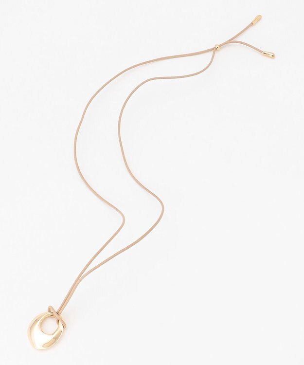 23区 メタルリングトップ ネックレス ゴールド系