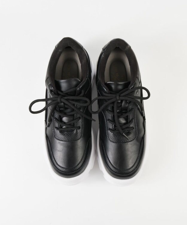 BONTRE 【pied du lapan/ピエドラパン】厚底軽量スニーカー/50748ZI ブラック