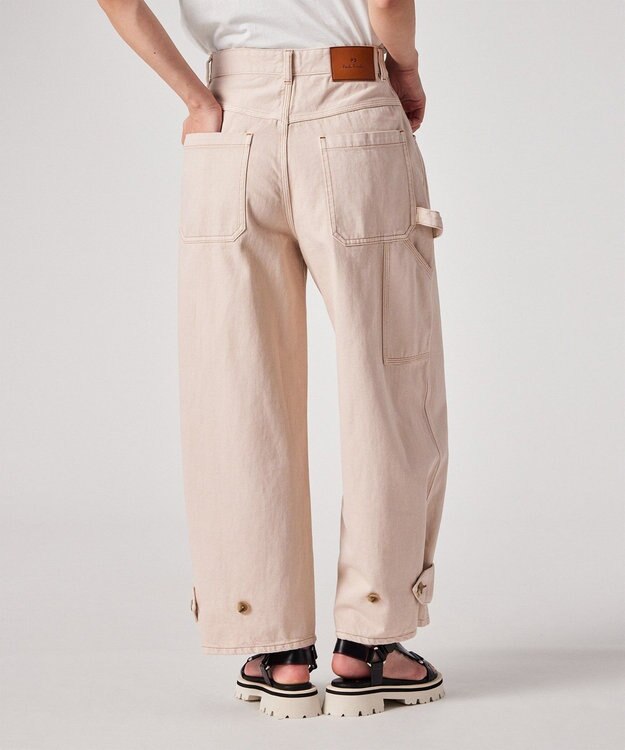 Paul Smith コントラストステッチ カーペンターパンツ ライトピンク