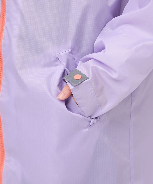 BEAMS SCHOOL レインコート ランドセル対応／収納袋付き ラベンダー